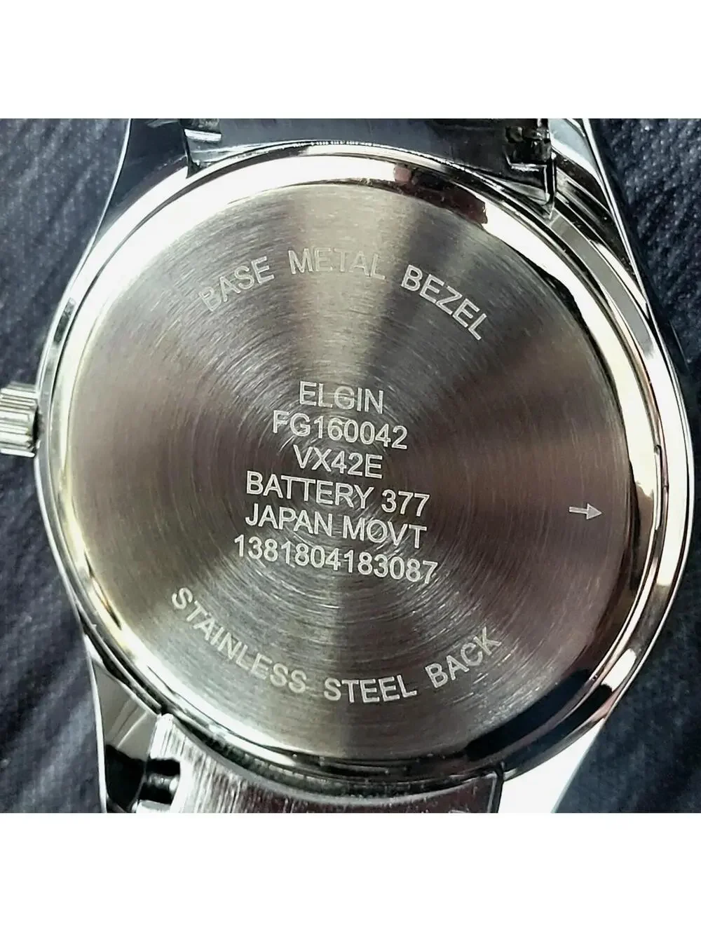 Rare Elgin Satin Diamond Dial Mens Watch Authorized Dealer
